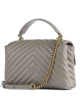 Bolso Pinko mini lady love bag puff chevron topo