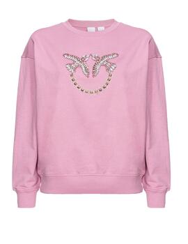 Suddera Pinko con bordado love birds rosa
