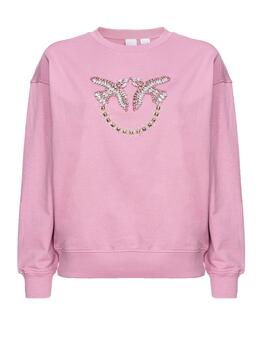 Suddera Pinko con bordado love birds rosa