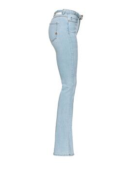 Pantalón Pinko vaquero acampanado denim azul claro