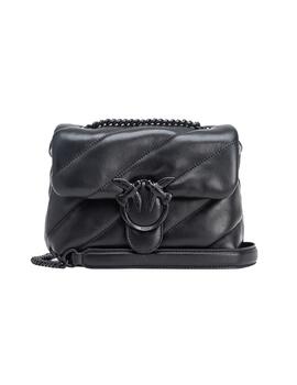 Bolso Pinko mini love bag puff negro