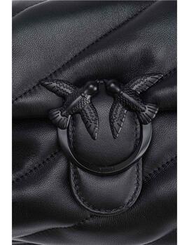 Bolso Pinko mini love bag puff negro