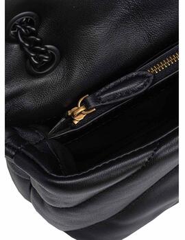 Bolso Pinko mini love bag puff negro