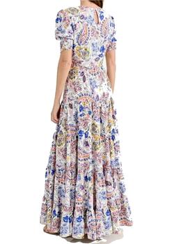 Vestido Molly Bracken largo estampado flores multi