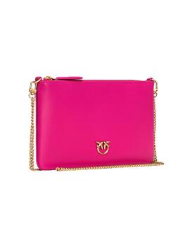 Bolso Pinko classic flat love bag simply fucsia