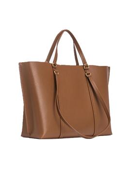 Bolso Pinko  shopper grande en piel martillada