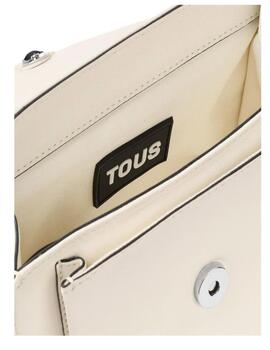 Bandolera Tous pequeña t bold bear piel beige