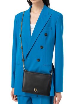 Bolso Pinko classic flat love bag simply negro