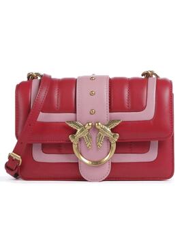 Bolso Pinko love one mini cl single side rojo/rosa