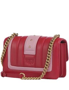 Bolso Pinko love one mini cl single side rojo/rosa