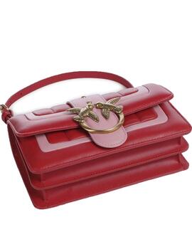 Bolso Pinko love one mini cl single side rojo/rosa