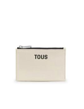 Monedero Tous tarjetero new dorp beige