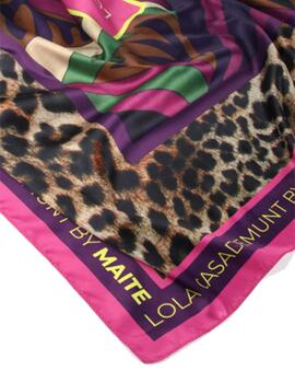 Pañuelo Lola casademunt estampado paisley y print