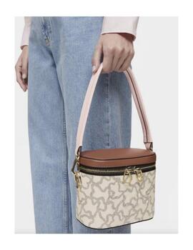 Bolso Tous band de mano kaos icon beige-multi