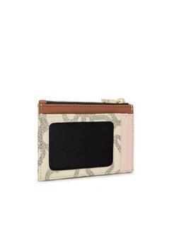Monedero Tous tarjetero kaos icon beige-multi