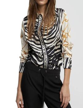 Camisa Lola Casademunt estampada cebra