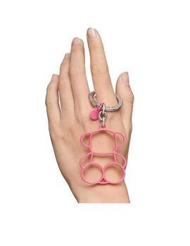 Llavero Tous Silhouette Bold Bear rosa