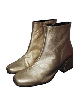 BOTIN PIEL DORADO