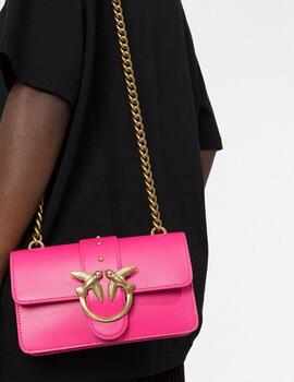 Bolso Pinko mini love bag one simply fucsia