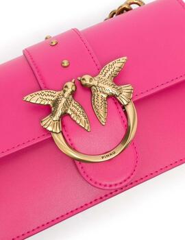 Bolso Pinko mini love bag one simply fucsia
