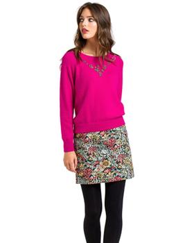 JERSEY CON PIEDRAS FUCSIA