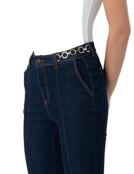 Vaquero Fracomina Cropped capri rawwash con nervio