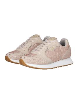 Zapatilla Liu.jo Vibe con strass nude