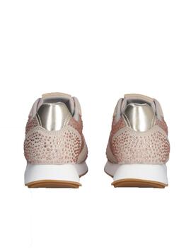 Zapatilla Liu.jo Vibe con strass nude