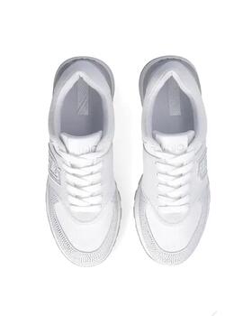 Zapatilla Liu Jo Amazing 33 con strass blanco