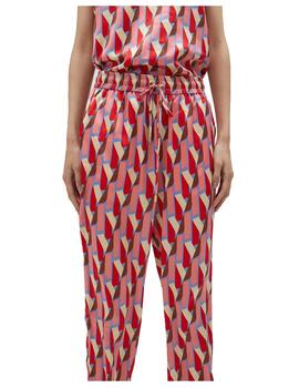 Pantalón Lola Casademunt estampado logotipado rosa