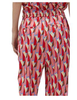 Pantalón Lola Casademunt estampado logotipado rosa