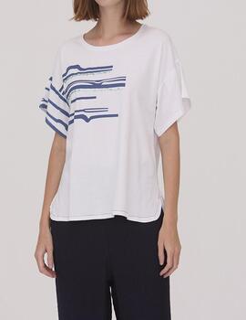 Camiseta Scorzzo raya lentejuela