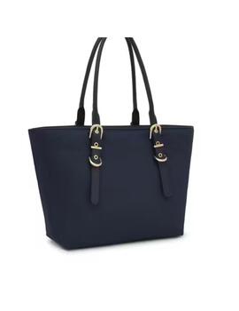 Capazo Tous L. Buckles soft azul marino