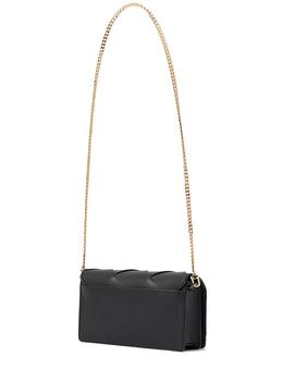 Bolso Michael kors Jet Set piel trenzada negro