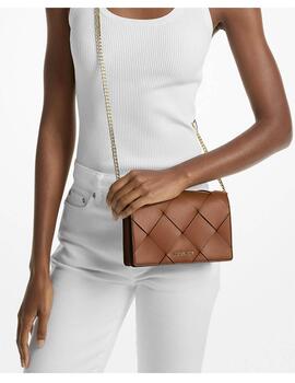 Bolso Michael kors Jet Set mediana piel trenzada