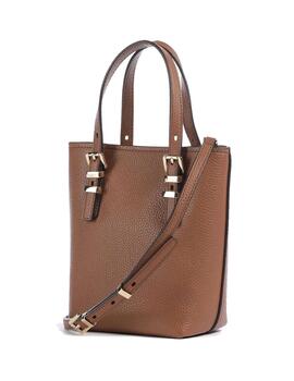 Bolso Michael Kors Quinn piel granulada camel