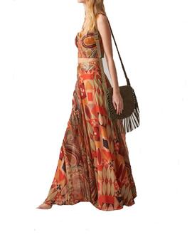 Top Highly Preppy corto estampado pasley