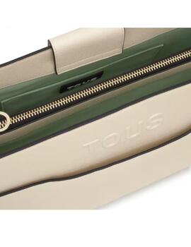 Bolso Tous shopper s. Audree saffiano beige