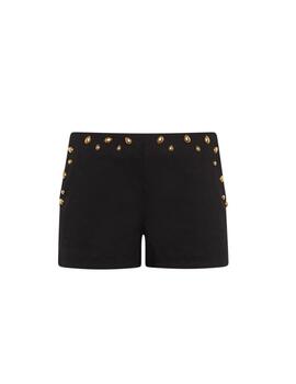 Short Highly Preppy con tachas negro