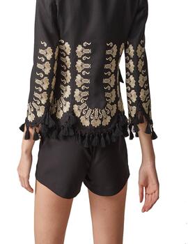 Short Highly Preppy con tachas negro