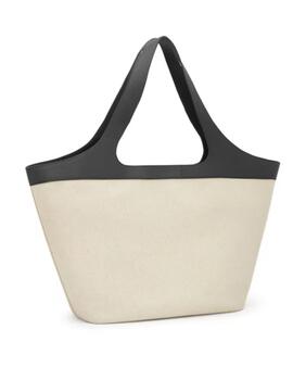 Capazo Tous L. Lirio Canvas negro-beige