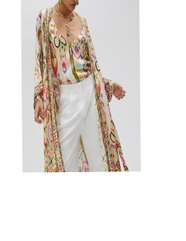 Kimono Lola Casademunt seda manga japonesa multi