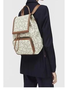 Mochila Tous Kaos Icon beige - multi