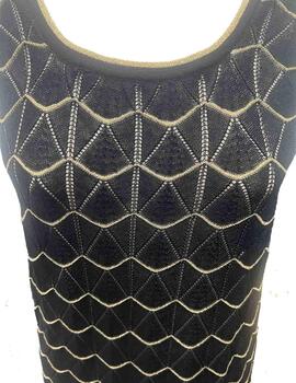 Vestido Montoto conchas con brillo