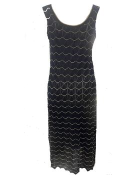 Vestido Montoto conchas con brillo