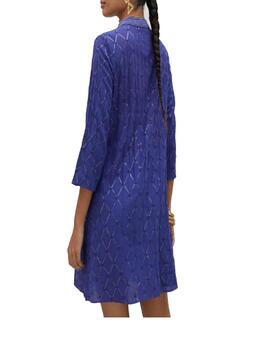 Vestido Lola Casademunt manga 3/4 con lentejuelas