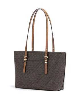 Tote Michael Kors Quinn mediano logotipado marrón