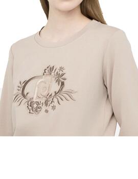 Sudadera Liu.Jo bordado con logo en lentejuelas