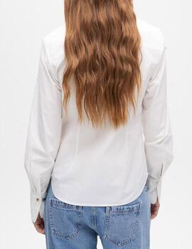 Camisa Lola Casademunt detalle logo en laser