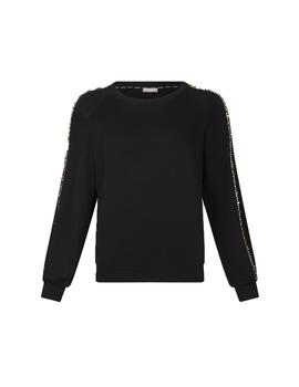 Sudadera Liu.Jo Better con strass negra